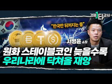 '이대로 가면 원화 무너진다?' 지금 우리에게 원화 스테이블코인이 반드시 필요한 이유 | 서병윤 소장 (2부)