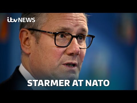 Sir Keir Starmer speaks at NATO Summit on security and nuclear fighter jets - watch live | ITV News