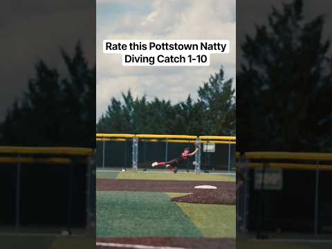 Pottstown Natty’s INSANE DIVING Catch to WIN GAME 1! #shorts