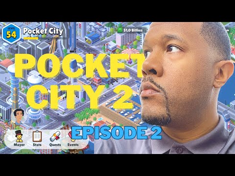 Pocket City 2 - Episode 2: Learning How To Make Money in CITY STATS Menu