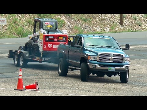 10,000-Pound Trailer-Tow Obstacle Course - Diesel Power Challenge 2017