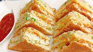 मार्केट जैसा club सैंडविच घर पर बनायेंगे तो लोग रोज़ demand करेंगे😋|| Veg Club sandwich recipe||