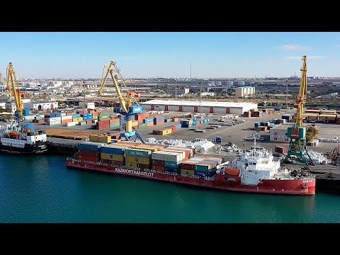 YouTube video thumbnail: Kazakhstan Plans to Boost Europe–China Trade Route. Here’s how
