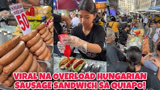 NENENG B ANG BATANG NAG TITINDA NGA VIRAL HOTDOG AT SAUSAGE SA QUIAPO | QUIAPO STREET FOOD
