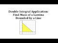 Mass Calculation of a Bounded Region