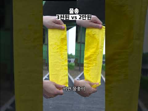 3,000원 물총 vs 20,000원 물총 비교 실험 5가지 #물총 #싼거 #비싼거 #저렴이 #고렴이 #비교 #실험