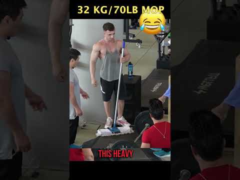 I Tried Anatoly's 32kg Mop Gym Challenge And LIVED TO TELL! Part 53#anatoly
