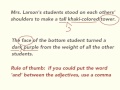 Coordinate Adjectives and Comma Usage