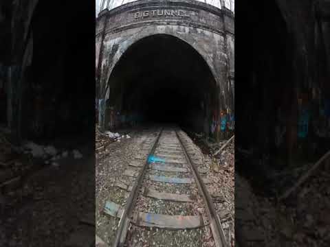 Haunted Train Tunnel  #shorts