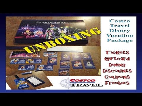 UNBOXING Costco Travel Disneyland Vacation Package