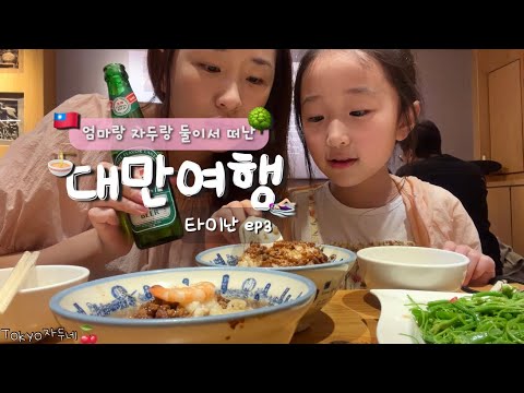 🍒자두랑 엄마랑 대만여행ep3🇹🇼타이난 최고맛집🍚상견니 성지순례🍜안핑 트리하우스🌳 션농지에🏮