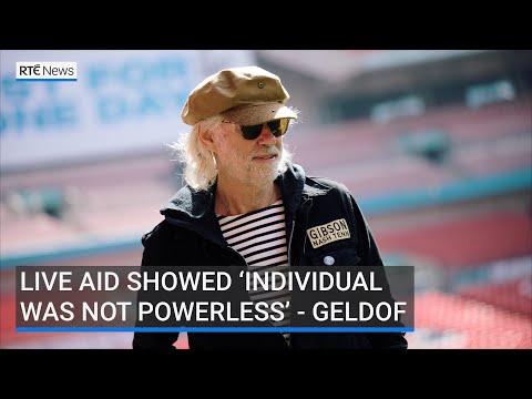 YouTube video thumbnail: Live Aid Showed ‘Individual was not Powerless’ - Geldof