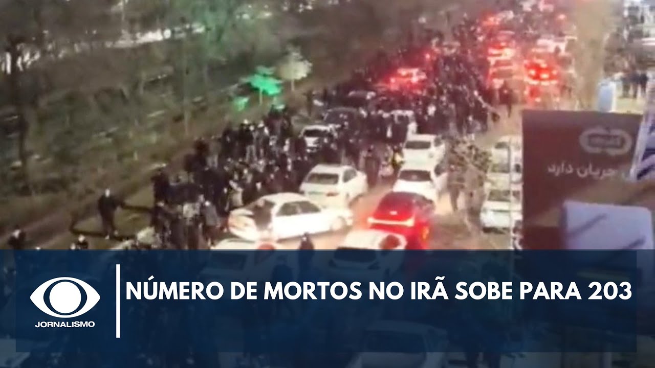 Número de mortos no Irã sobe para 203