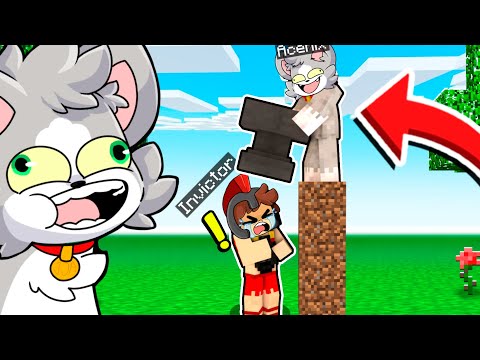 ACENIX TROLLEA a INVICTOR LANZANDO un YUNQUE 😂😱 MINECRAFT (Acenix)