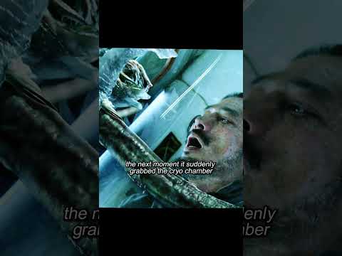 An alien monster was discovered in the space capsule#film #movie #tvshow