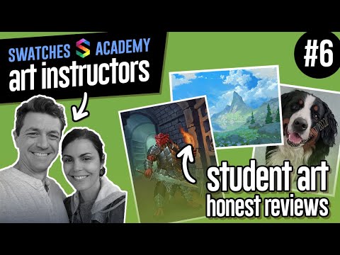 Pro Artists Honest Review of Student Art #6