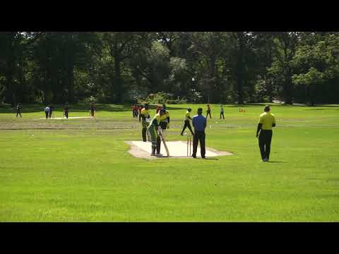 Jamel Parillon and Shanty Santosh goes at Neil McGarrell former West Indies player