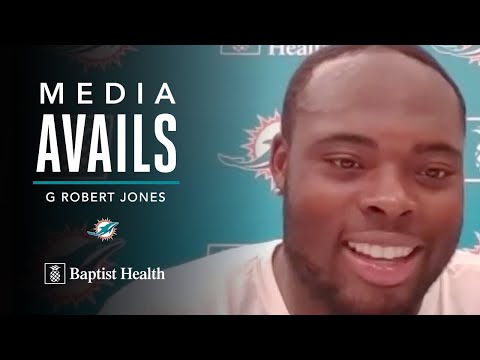 Robert Jones meets with the media | Miami Dolphins video clip