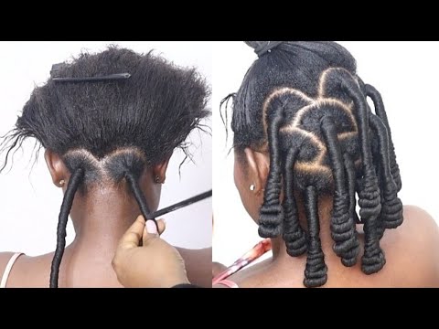 😲Inspired Wool Hairstyle : Coolest Yarn  Protective Hairstyle💖 Easy Tutorial For Beginners