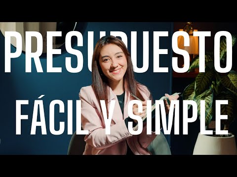 Crea un PRESUPUESTO a tu medida y que FUNCIONE de forma SIMPLE