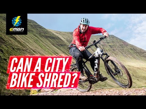 How Hard Can You Shred A City E-Bike? | City Bike Vs EMTB