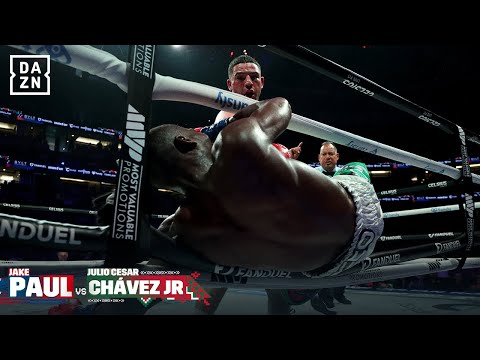 Julian Rodriguez KNOCKS Avious Griffin THROUGH THE ROPES!
