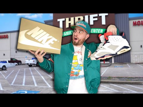 Finding Vintage Kicks at The Thrift! Jordans, Dunks, and More! $15 Sneaker Collection Ep. 8