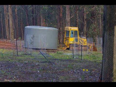 Handling and installing two new large plastic water tanks ep 57