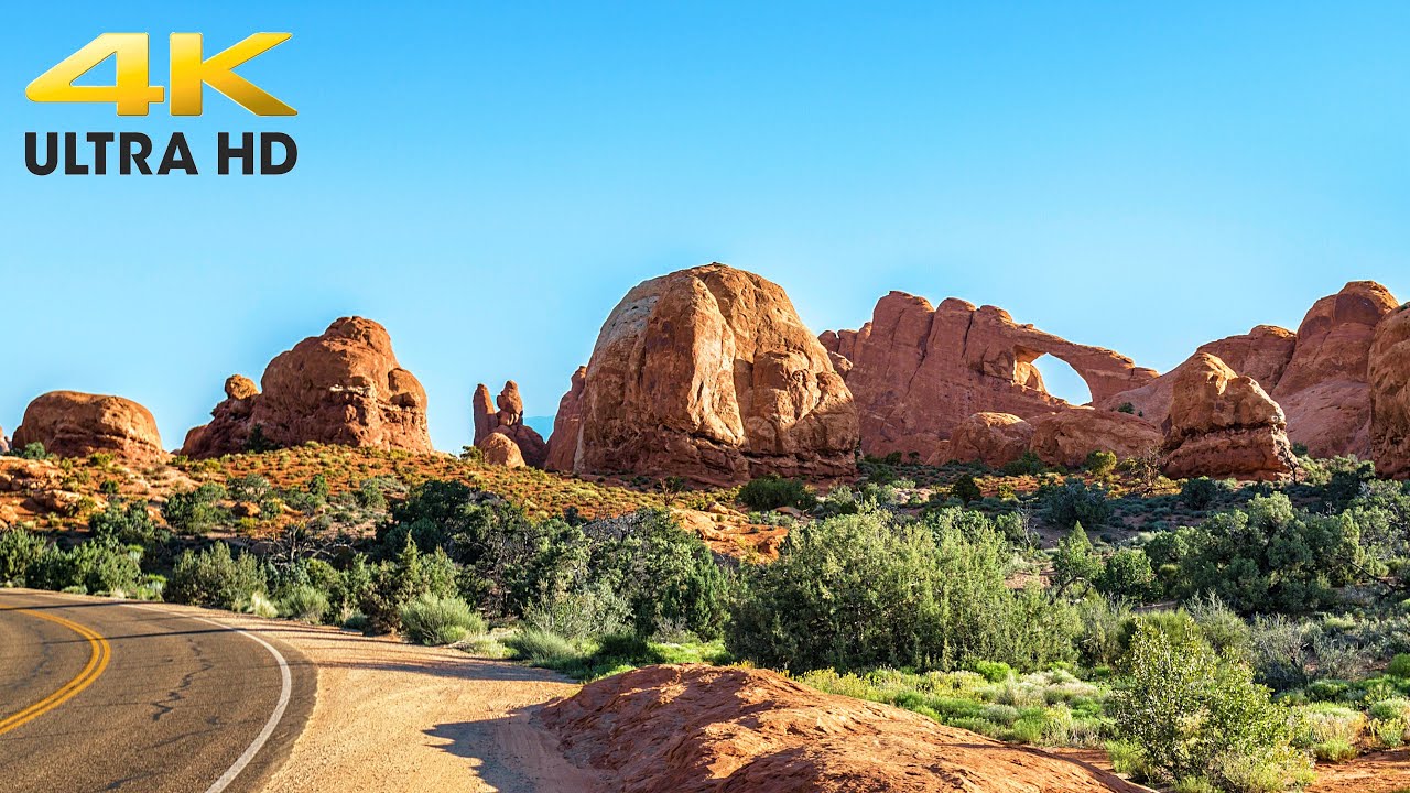 Arches National Park Complete Scenic Drive 4K Moab, Utah