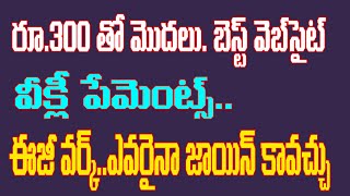 300 తో బెస్ట్ వర్క్. ఎవరైనా జాయిన్ కావచ్చు