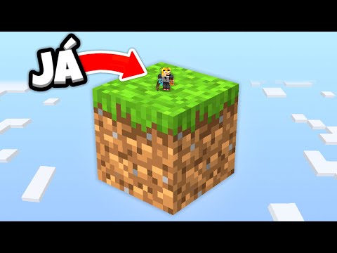 Minecraft, ale svět je 1 GIGANTICKÝ block...