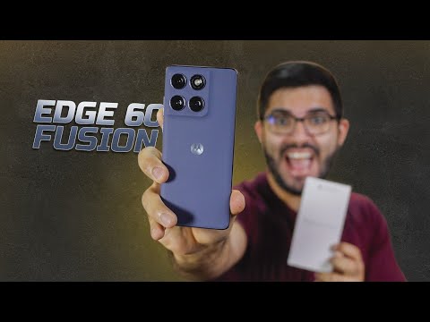 Motorola Edge 60 FUSION está INCRÍVEL! IP69, grava em 4k em todas as câmeras e bom preço