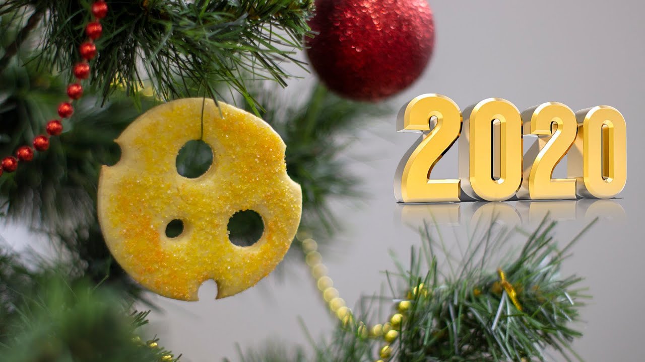 НОВОГОДНЕЕ печенье 2020 в виде СЫРа