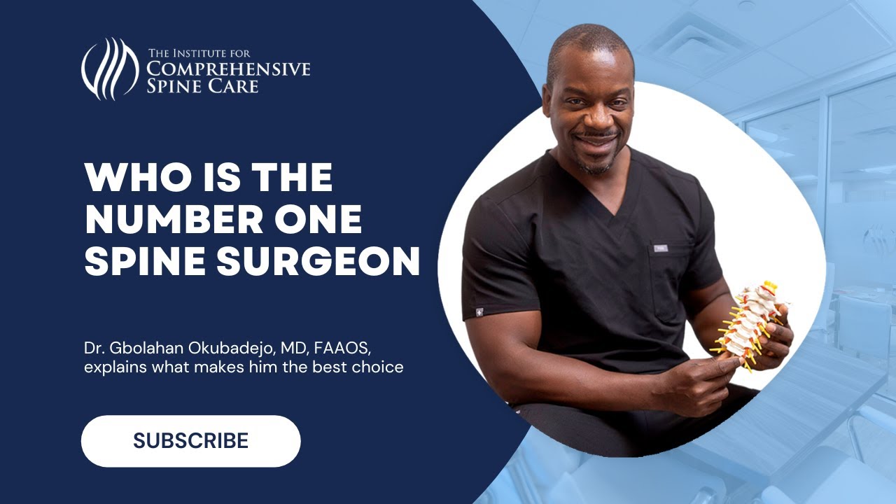 Spine surgeon discussing expertise and qualifications.