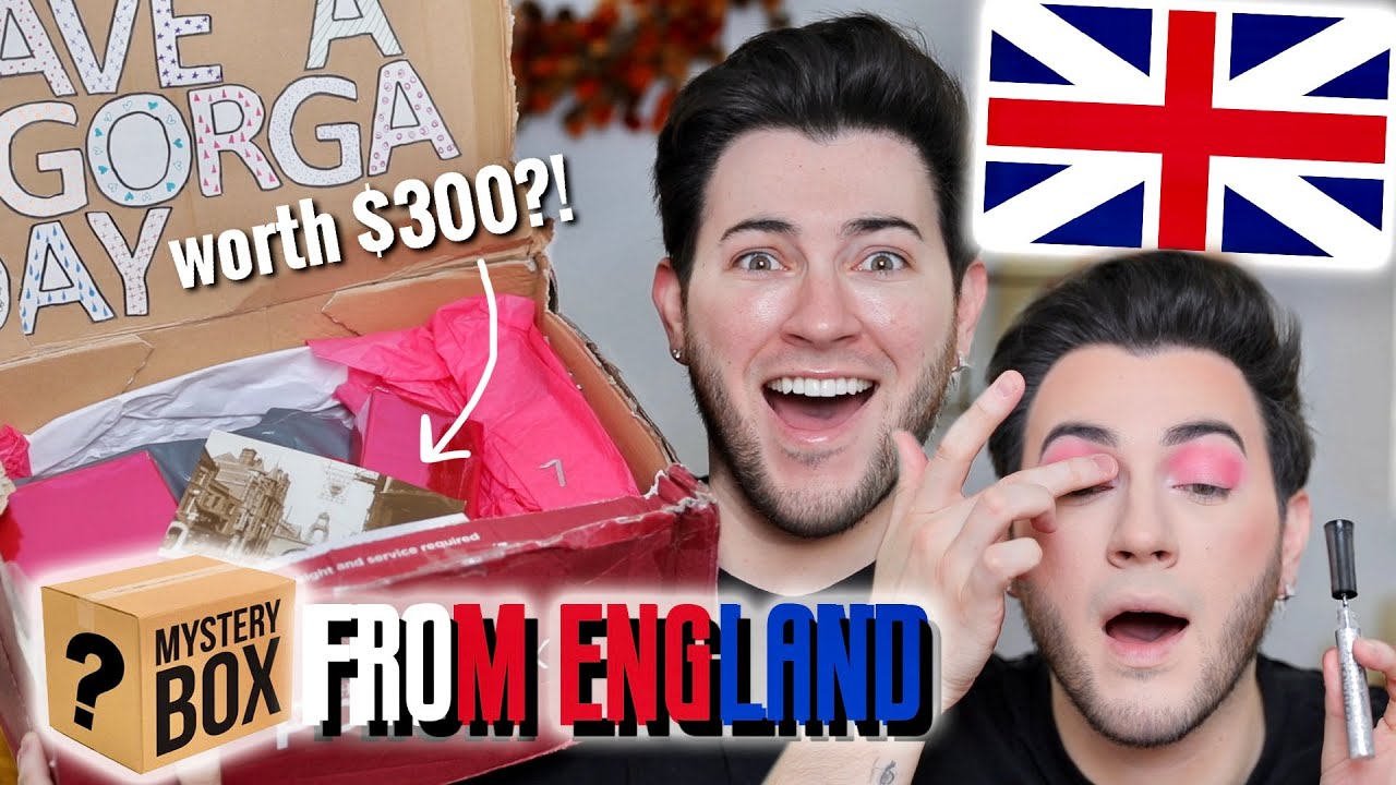 I PAID a FAN 300 TO MAKE ME A MAKEUP MYSTERY BOX. England Edition!