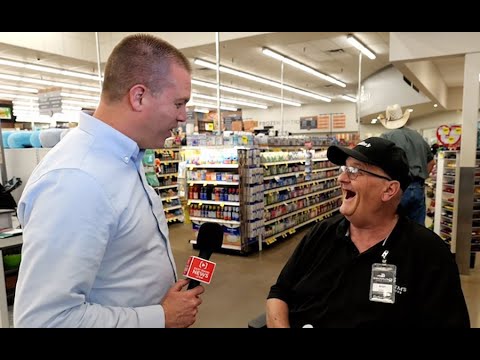 A Broulim's greeter who makes everyone's day better gets surprised for Feel Good Friday