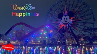 World of Color: Happiness [4K-60] Multi-Angle POV Disney California Adventure