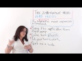Understanding the Imperative Mood