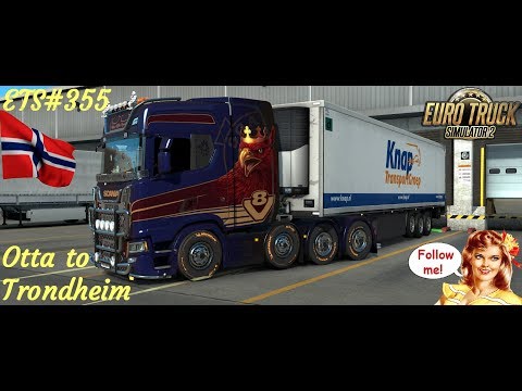 ETS#355  Transporting 23 Tons of Pineapples from Otta to Trondheim 218 KM