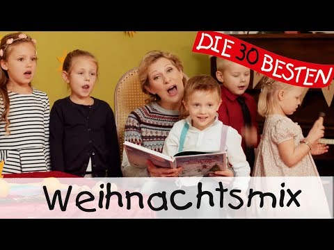 Weihnachtsliedermix (30 Minuten zum Mitsingen, Tanzen und Bewegen) || Kinderlieder