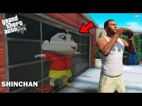 Franklin Trying To Find Hidden Shinchan Hide & Seek Challenge In Gta 5 Tamil