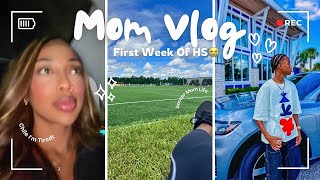 First Week of High School! Chile, I’m Officially a Soccer Mom?! | Mom Life Vlog