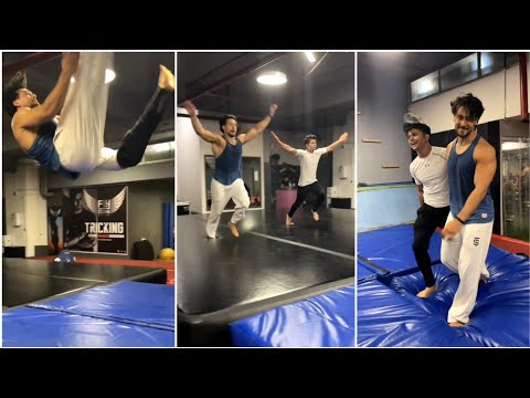 Amazing Flip Stunt Siddharth Nigam and Tiger Shroff