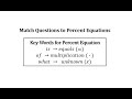 Understanding Percent Equations