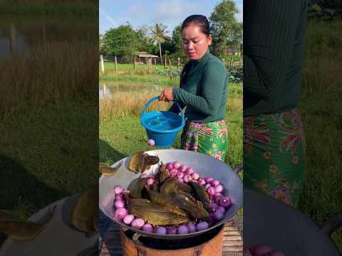 Crispy Fried Fish with onions Pickle #cooking #food #eating
