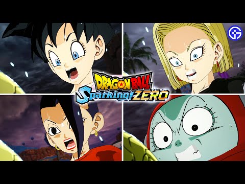 All Female Characters Reaction To Saibaman Ultimate Attack  - Dragon Ball: Sparking Zero