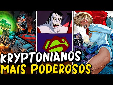 10 KRYPTONIANOS MAIS FORTES - Familia do Superman