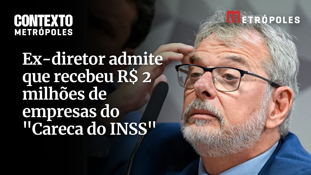 Em depoimento na CPMI do INSS exdiretor admite que recebeu R$ 2 milhões de empresas do Careca  TV Online Em depoimento na CPMI do INSS ex diretor admite que recebeu R$ 2 milhões de empresas do Careca