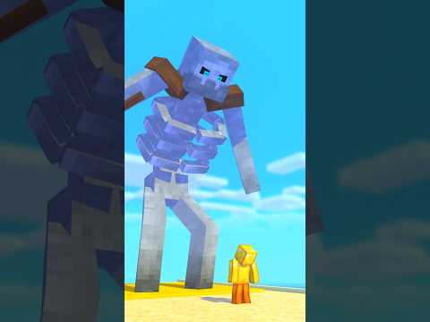 Can Steve Defeat Mutant Skeleton? - Funny Animation