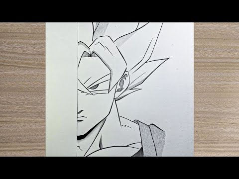 How to Draw Goku Step by Step – Easy Tutorial for Beginners! 🔥